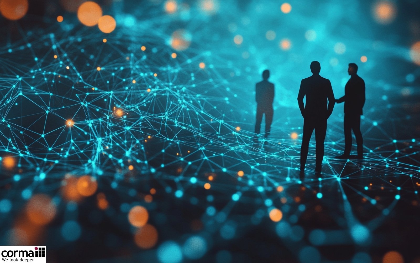 OSINT-Ermittler bei der Analyse digitaler Netzwerke und Datenspuren